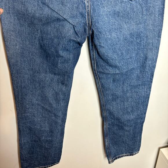 Reformation Liza Ultra High Rise Straight Jeans in Icarian - Picture 9 of 9